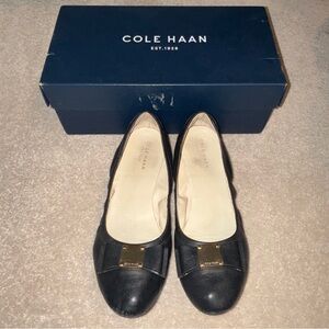 Cole Haan Women's Black Leather Flats